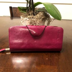 Beautiful Pink Leather Wallet